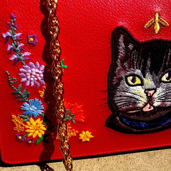 🎊2xHP🎊 Gucci Linea Ricami Large Bag - Picture 8 of 15